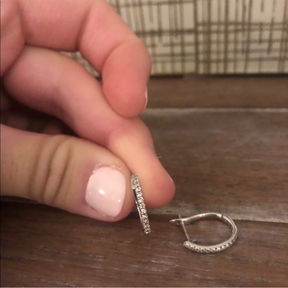 Elegant Silver Hoop Earrings